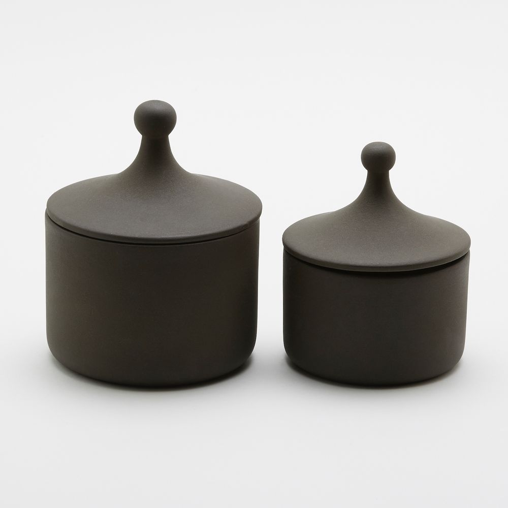 Coffrets et boîtes - Ensemble de pots en céramique avec couvercle - ANOQ