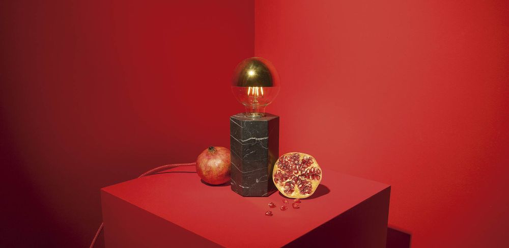 Outdoor table lamps - MARBLELOUS HEX LAMP - TONICIE'S
