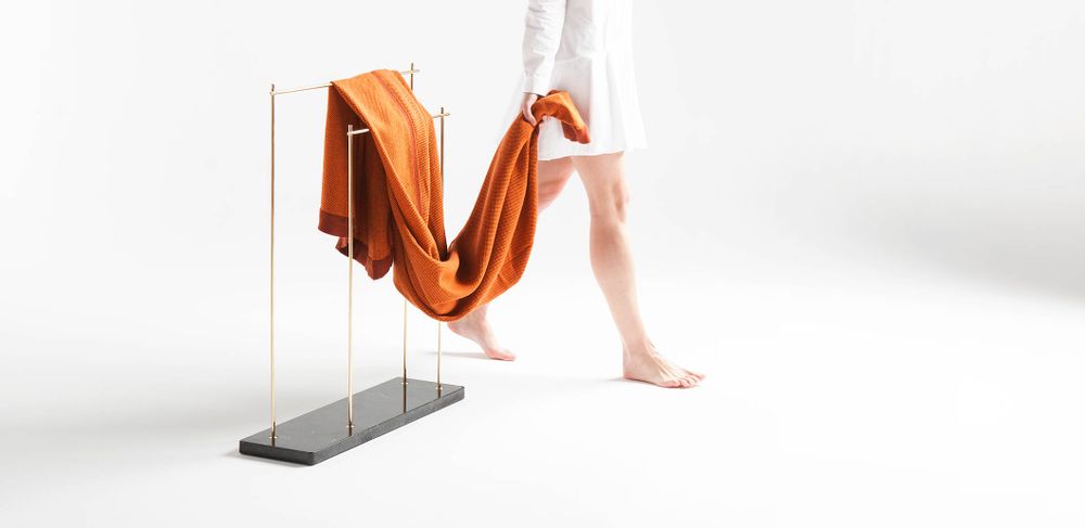 Towel racks - MARBLELOUS RACK HOLDER - TONICIE'S
