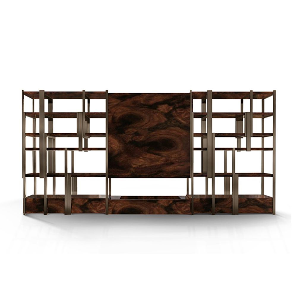 Mobilier et rangements pour bureau - Caffeine Bibliothèque - CAFFE LATTE