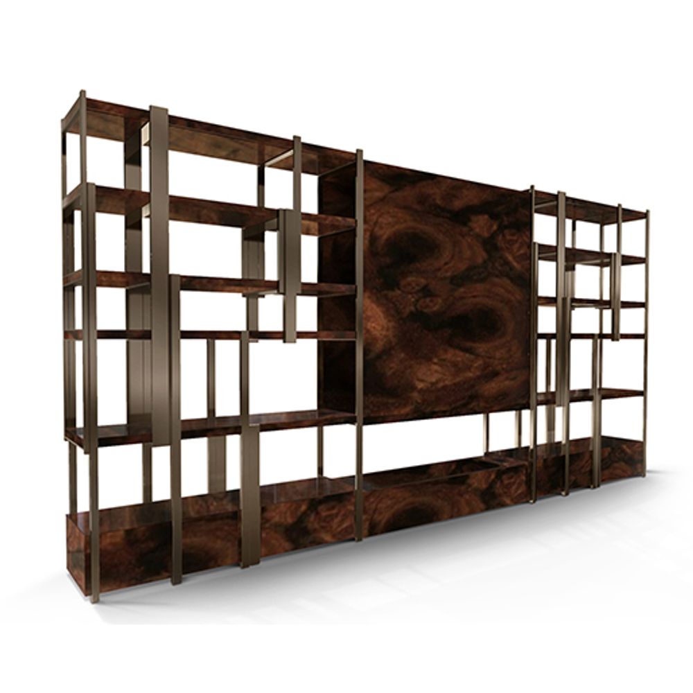 Mobilier et rangements pour bureau - Caffeine Bibliothèque - CAFFE LATTE