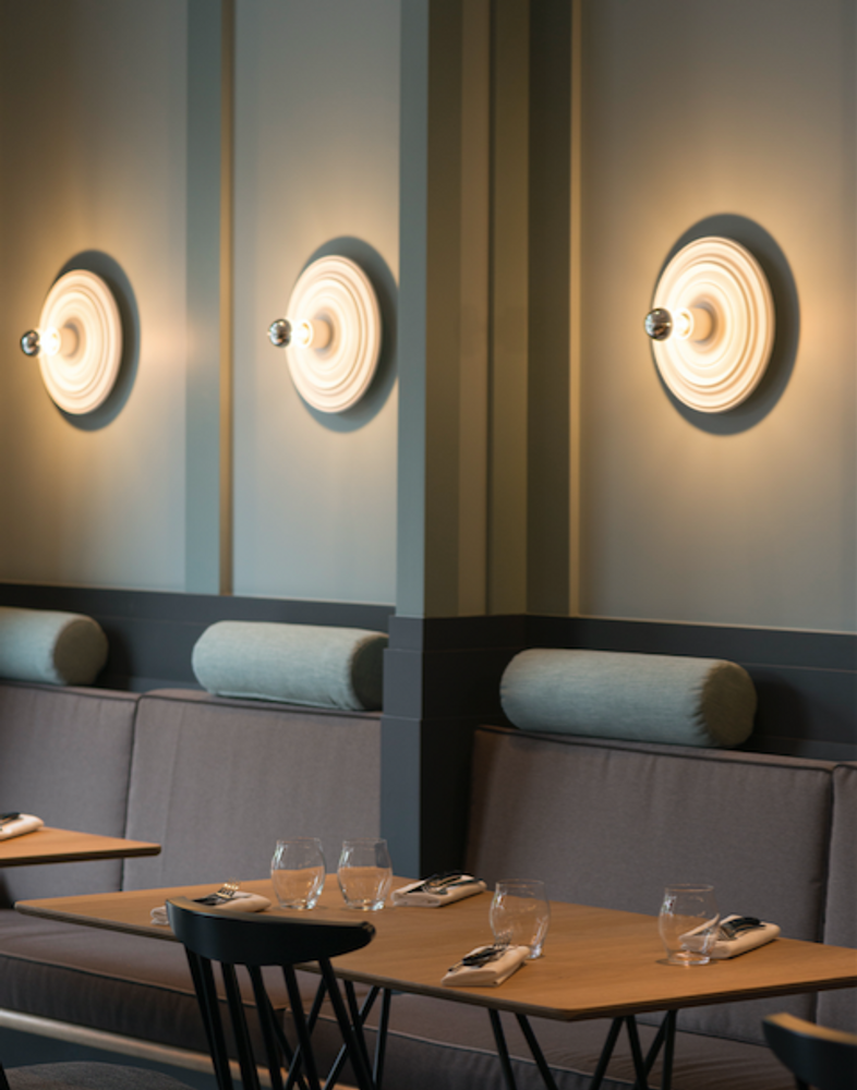 Unique pieces - Paris ODEON plaster wall and ceiling lamp. - RADAR INTERIOR