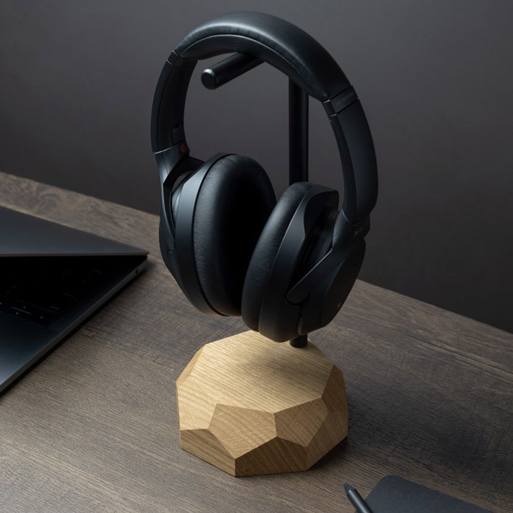 Range-tout - Support casque en bois - OAKYWOOD