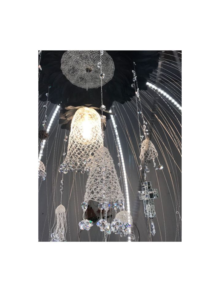 Hanging lights - PENDANT PARADISE BLACK SINGLE PIECE - LA LANGUOCHAT