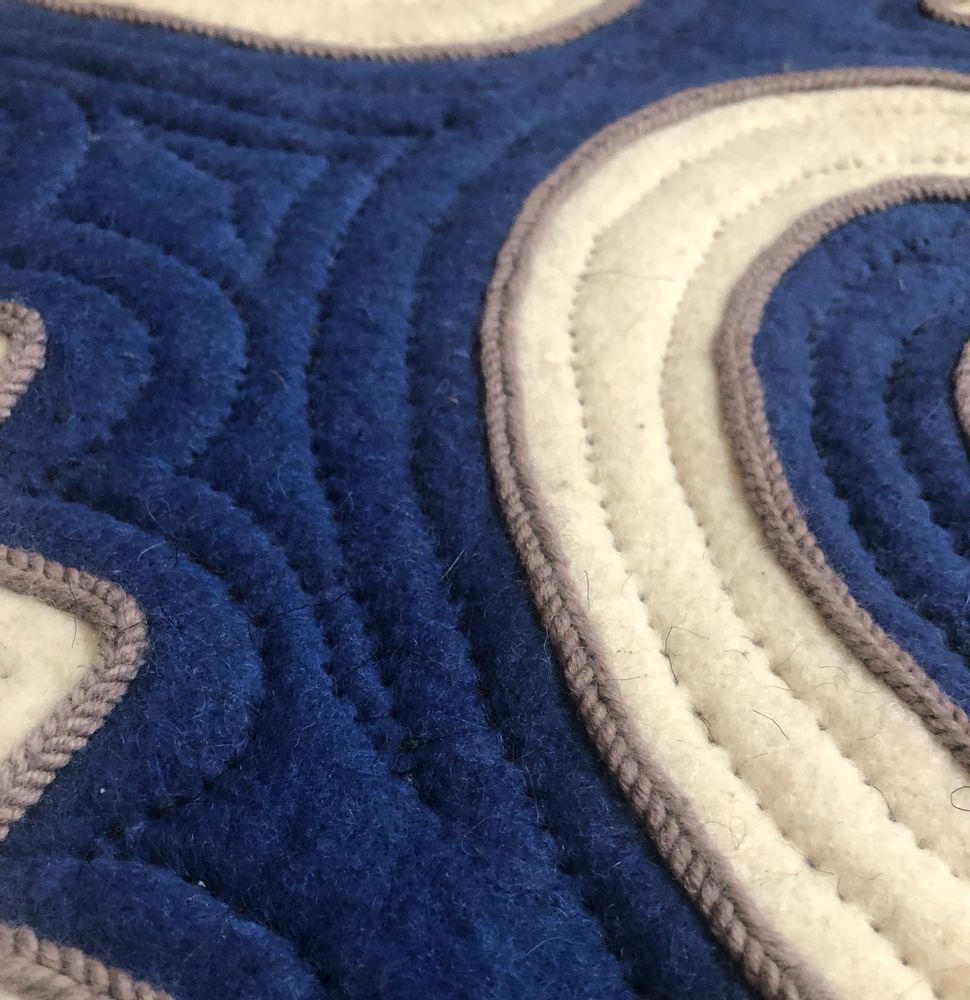 Other caperts - Carpet “Kalkan” made of merino wool felt - SEZIM DESIGN