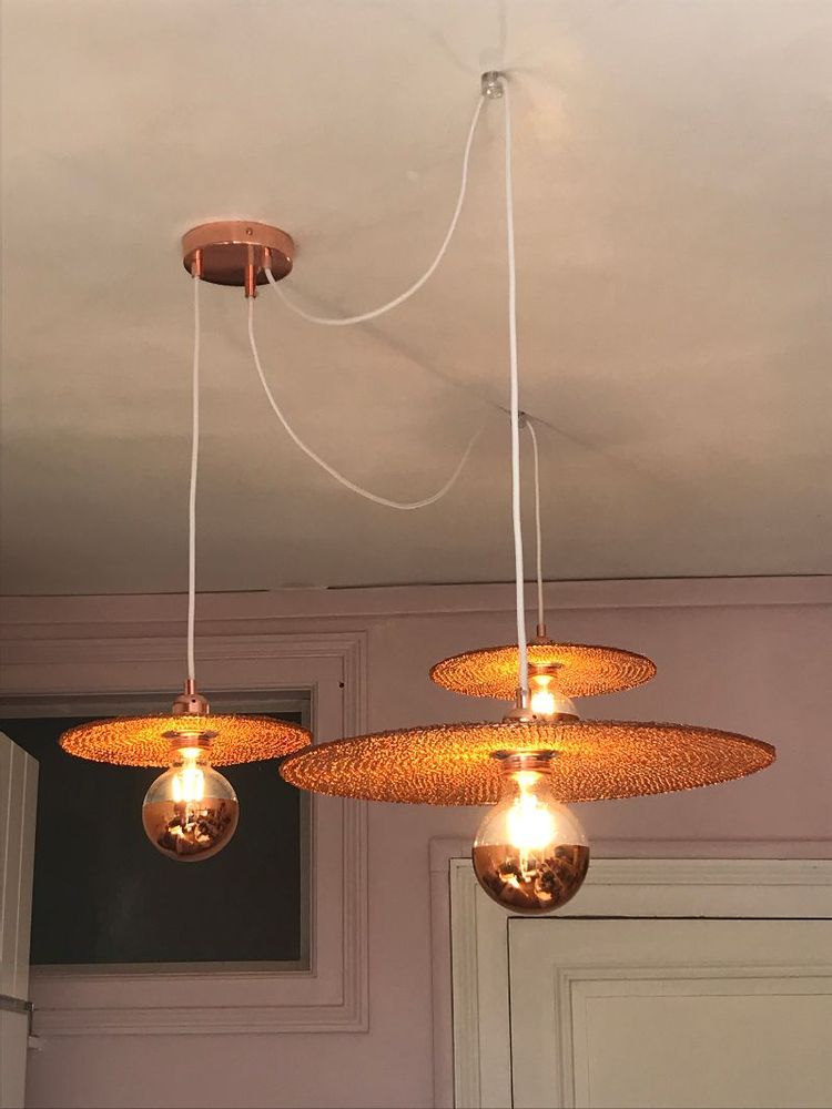 Hanging lights - SUSPENSION WITH THREE ELEMENTS DEPORTES - LA LANGUOCHAT