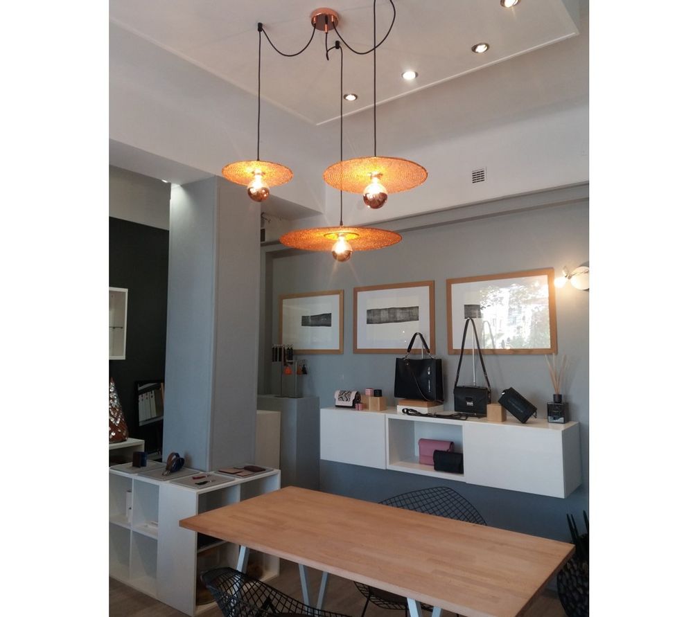 Hanging lights - SUSPENSION WITH THREE ELEMENTS DEPORTES - LA LANGUOCHAT