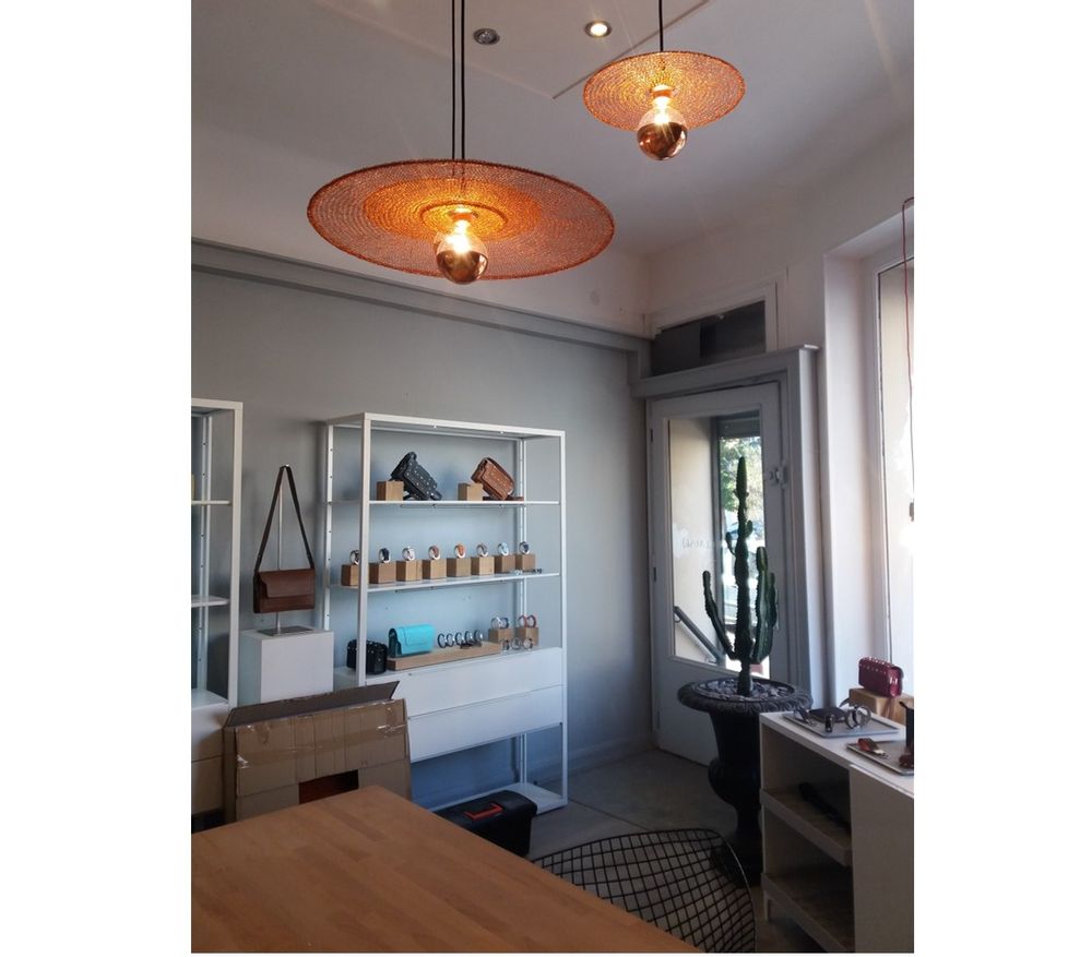 Hanging lights - SUSPENSION WITH THREE ELEMENTS DEPORTES - LA LANGUOCHAT