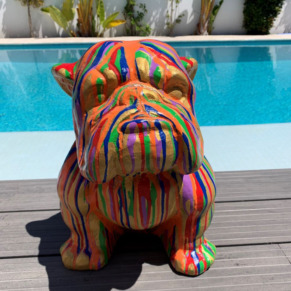 Decorative objects - Bulldog Statue - CASA NATURA