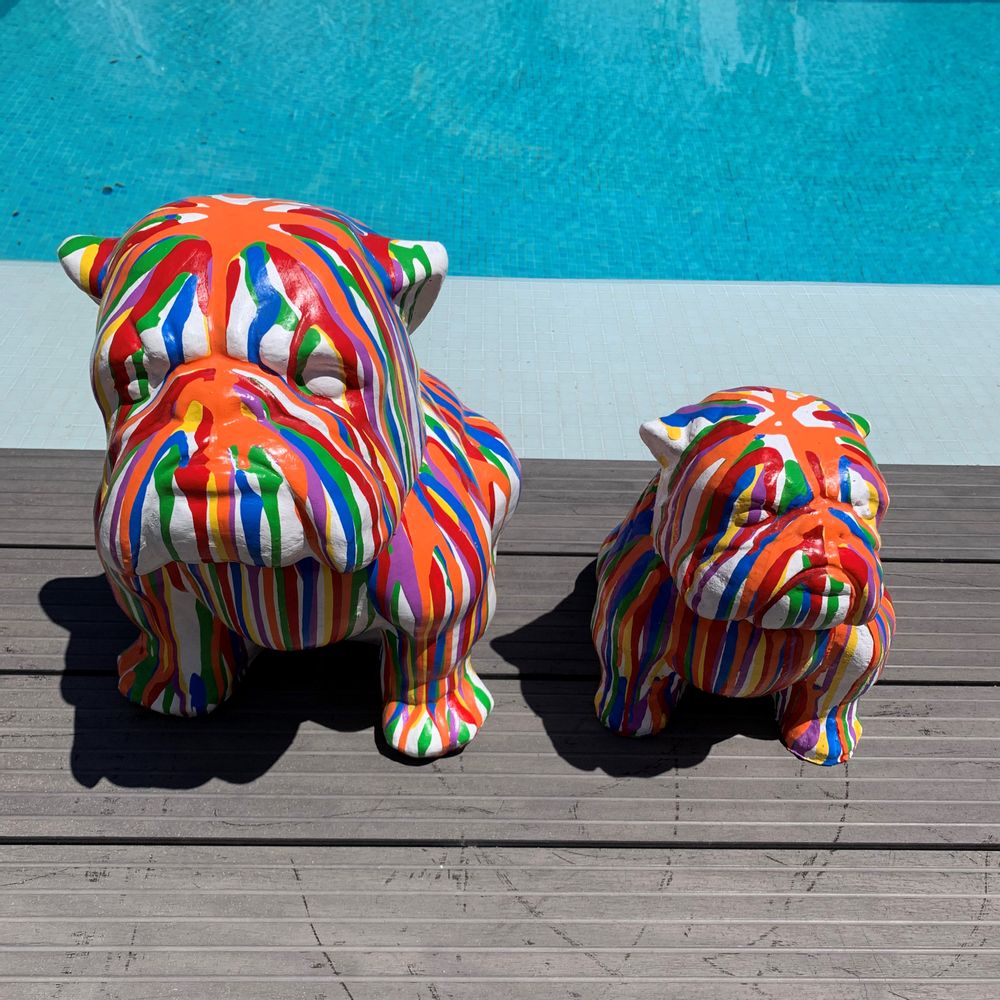 Decorative objects - Bulldog Statue - CASA NATURA