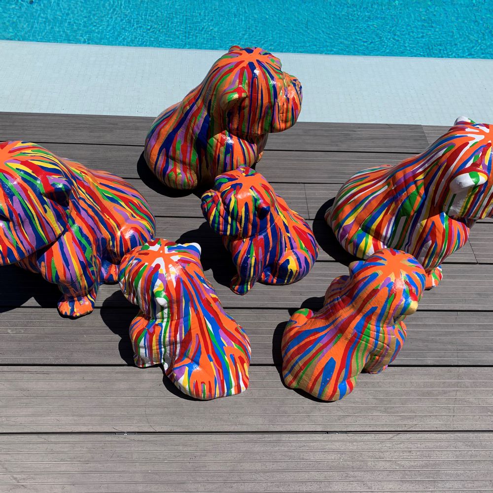 Decorative objects - Bulldog Statue - CASA NATURA