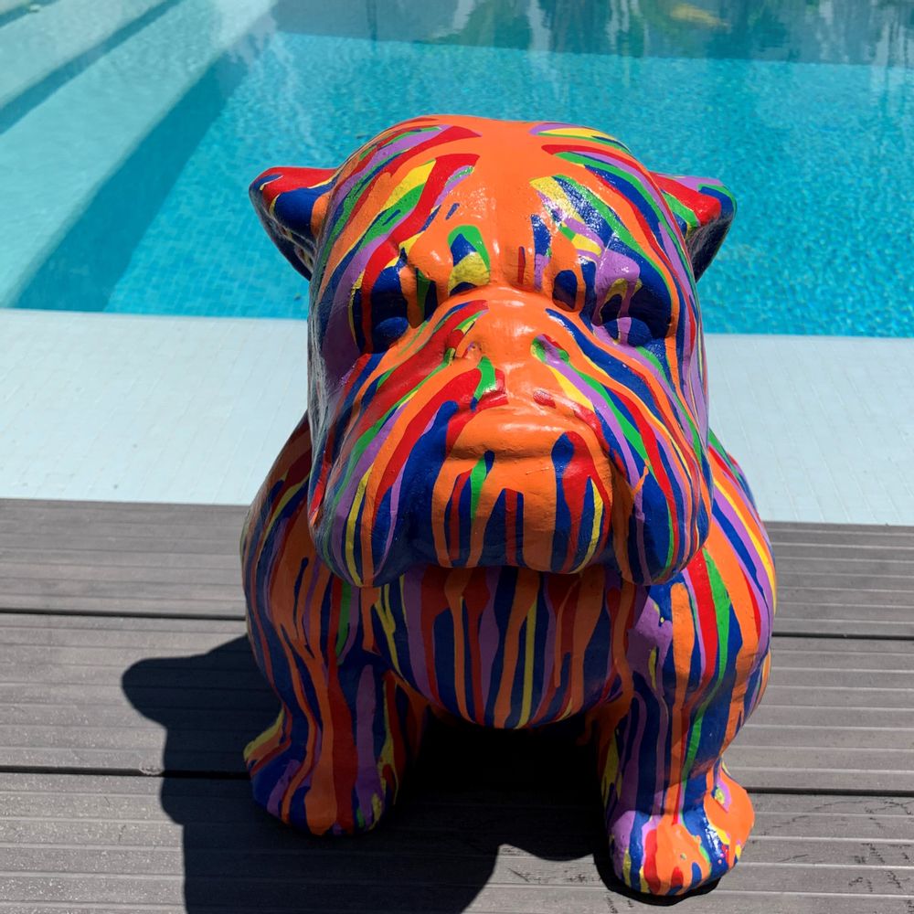 Decorative objects - Bulldog Statue - CASA NATURA