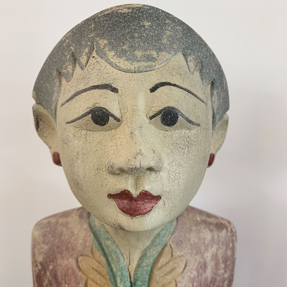 Sculptures, statuettes et miniatures - LORO BLONYO Statue en bois - CASA NATURA
