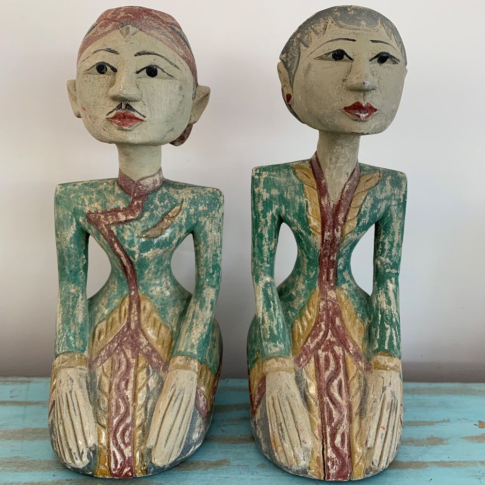 Sculptures, statuettes et miniatures - LORO BLONYO Statue en bois - CASA NATURA