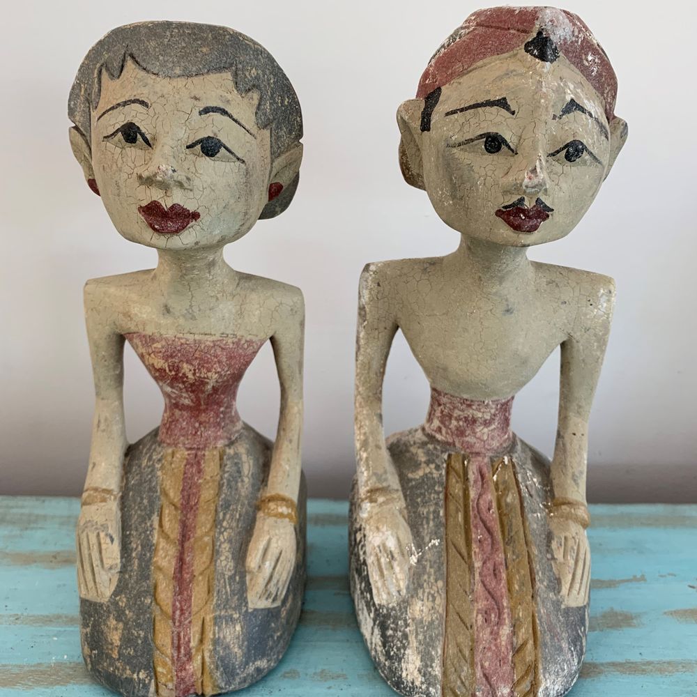 Sculptures, statuettes et miniatures - LORO BLONYO Statue en bois - CASA NATURA