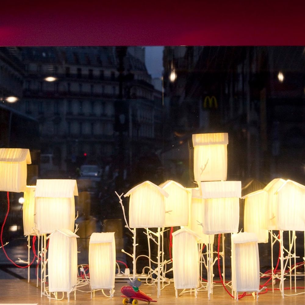 Pièces uniques - Cabanon, lampe - PAPIER À ÊTRES