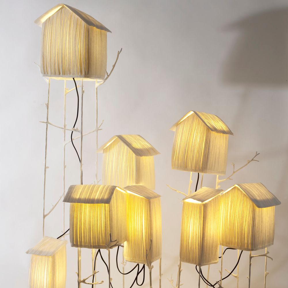 Pièces uniques - Cabanon, lampe - PAPIER À ÊTRES