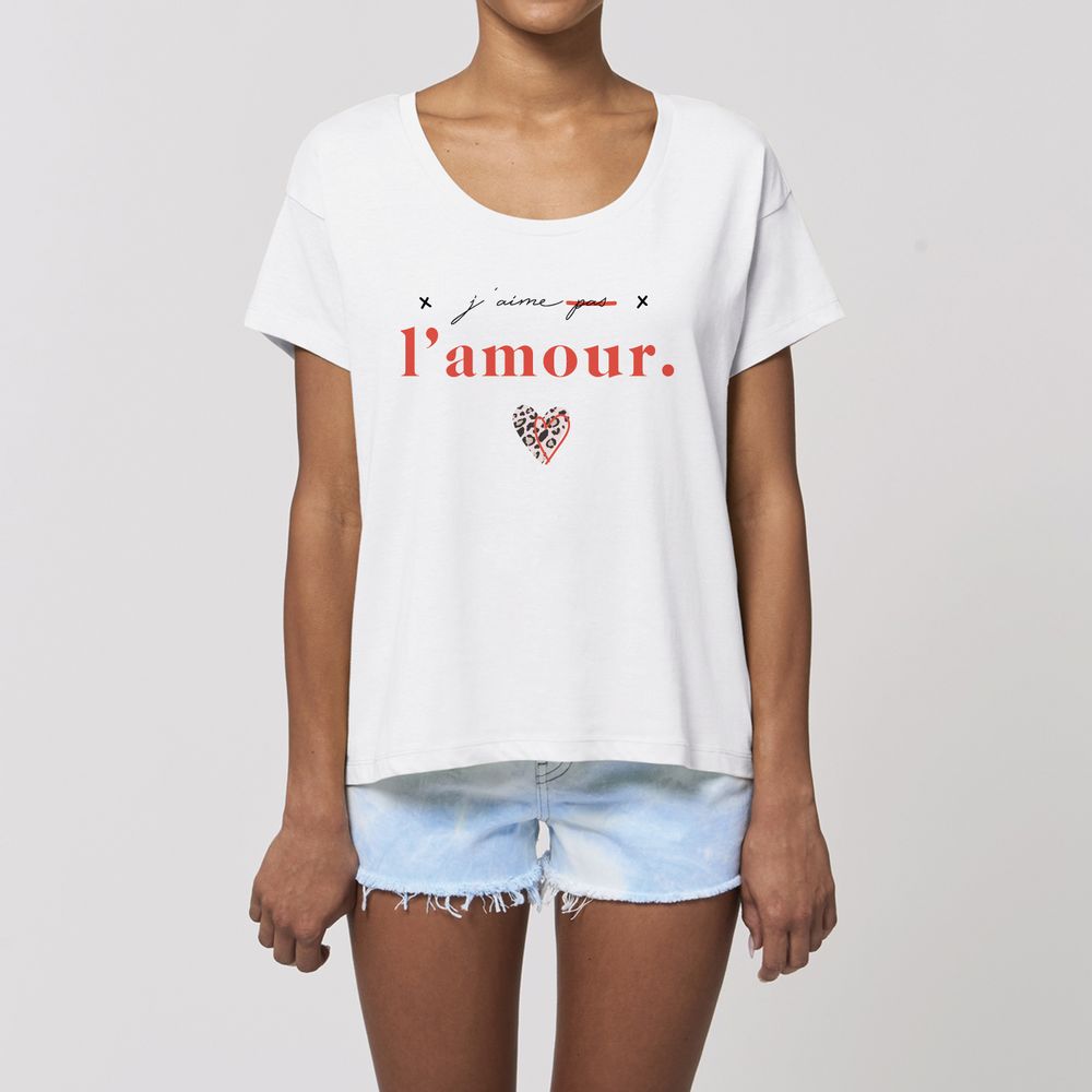 Prêt-à-porter - Tshirt J'AIME L'AMOUR - WAY CUSTOM