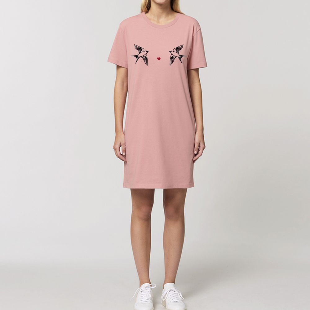 Apparel - Robe tshirt HIRONDELLES - WAY CUSTOM