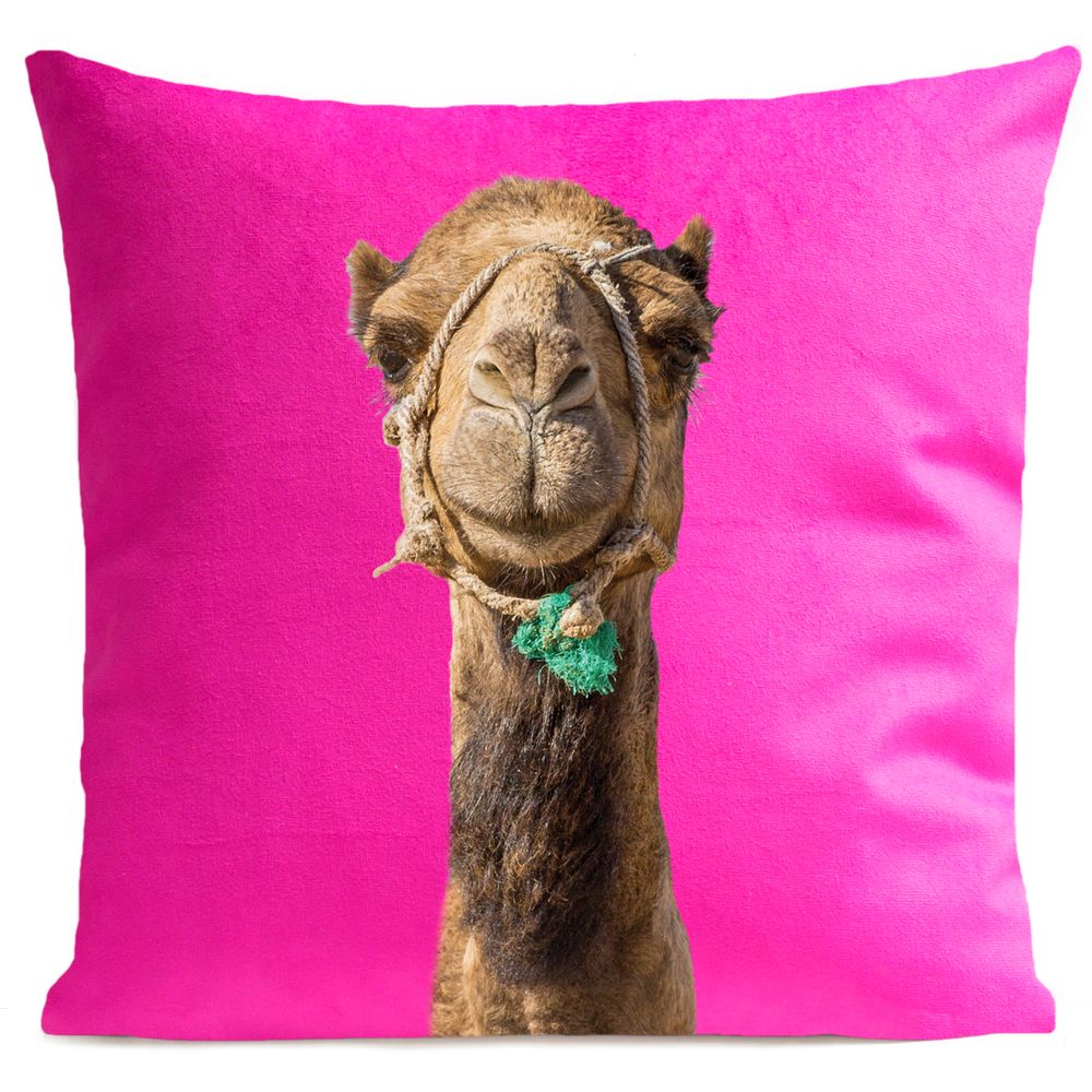 Fabric cushions - Smiling CAMEL Cushion 40*40 - ARTPILO