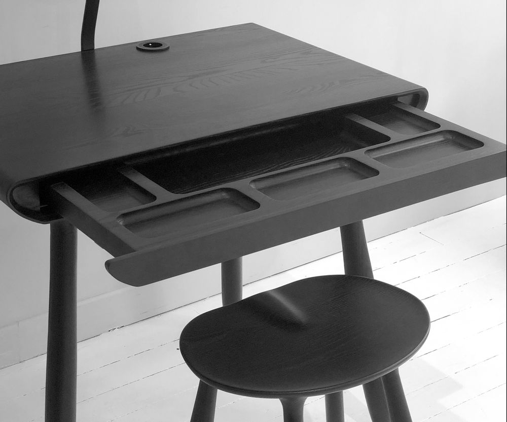 Desks - Stained ash Vanity table by Victoria Magniant - VICTORIA MAGNIANT POUR GALERIE V