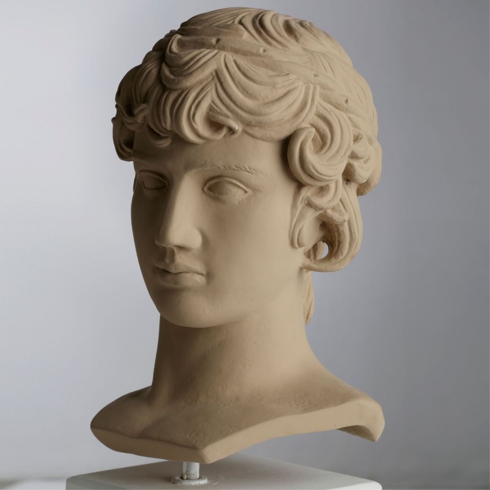 Sculptures, statuettes and miniatures - Antinoos head statue - SOPHIA ENJOY THINKING