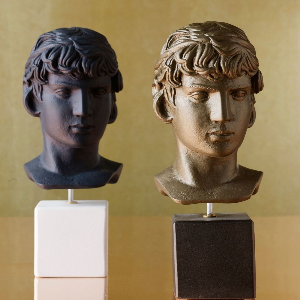 Sculptures, statuettes and miniatures - Antinoos head statue - SOPHIA ENJOY THINKING