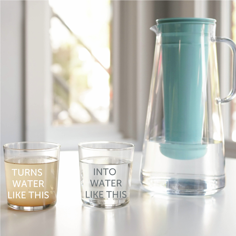Carafes - Water Filter Jug 1.7 L, Aqua - LIFESTRAW®