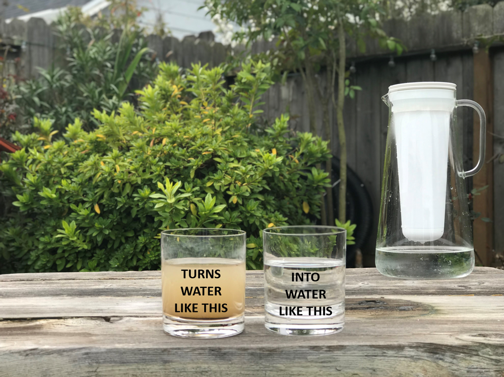 Carafes - Water Filter Jug Glass, 1.7 L, White - LIFESTRAW®
