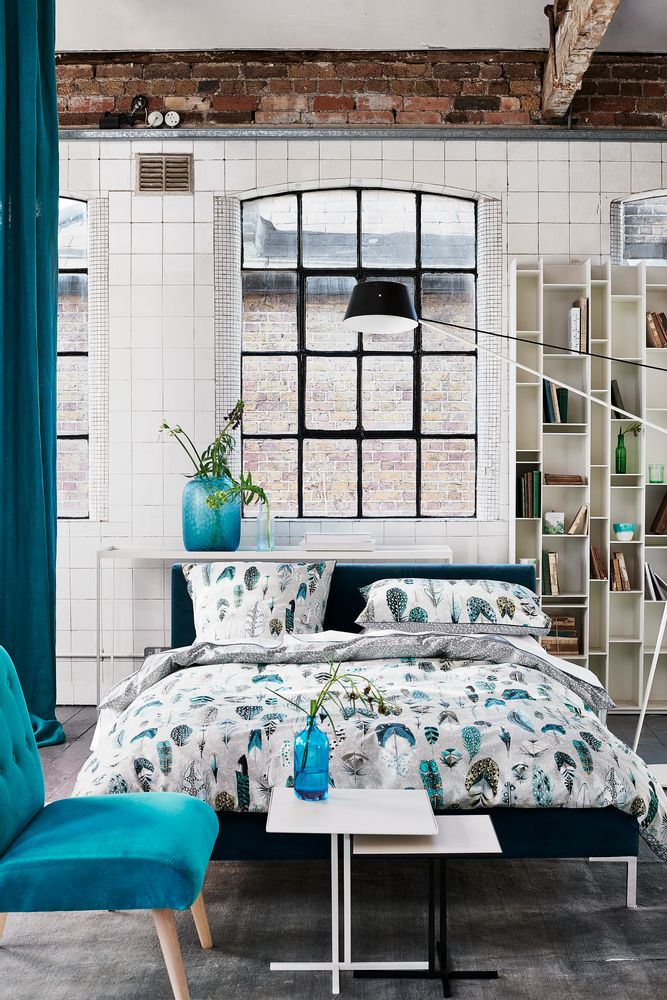 Bed linens - Quill Duck Egg - Duvet Set - DESIGNERS GUILD