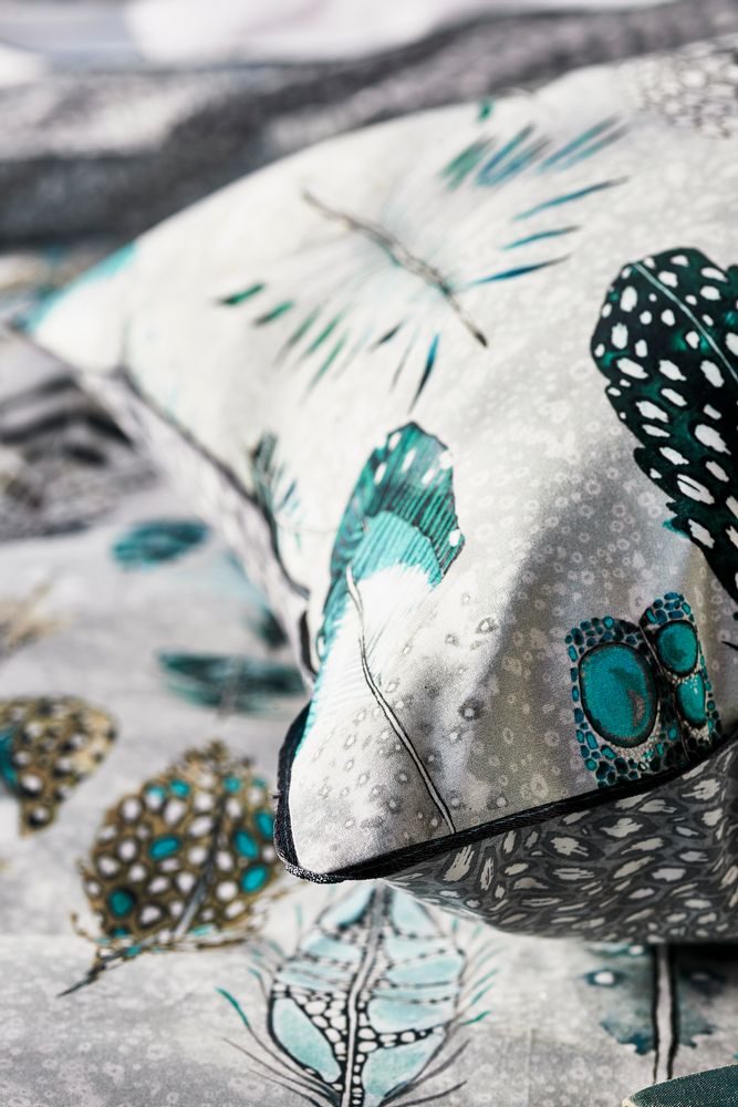Bed linens - Quill Duck Egg - Duvet Set - DESIGNERS GUILD