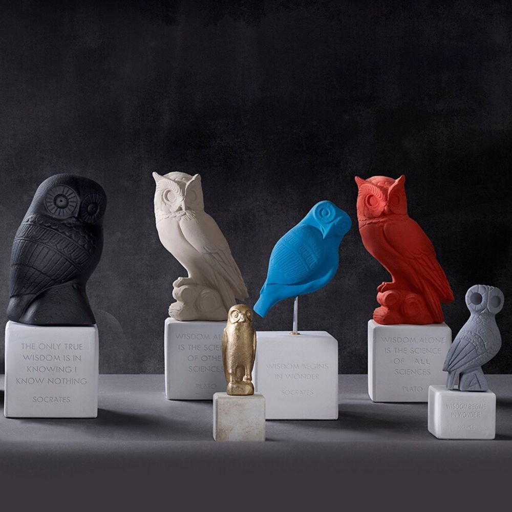 Sculptures, statuettes et miniatures - Statues hiboux - SOPHIA ENJOY THINKING