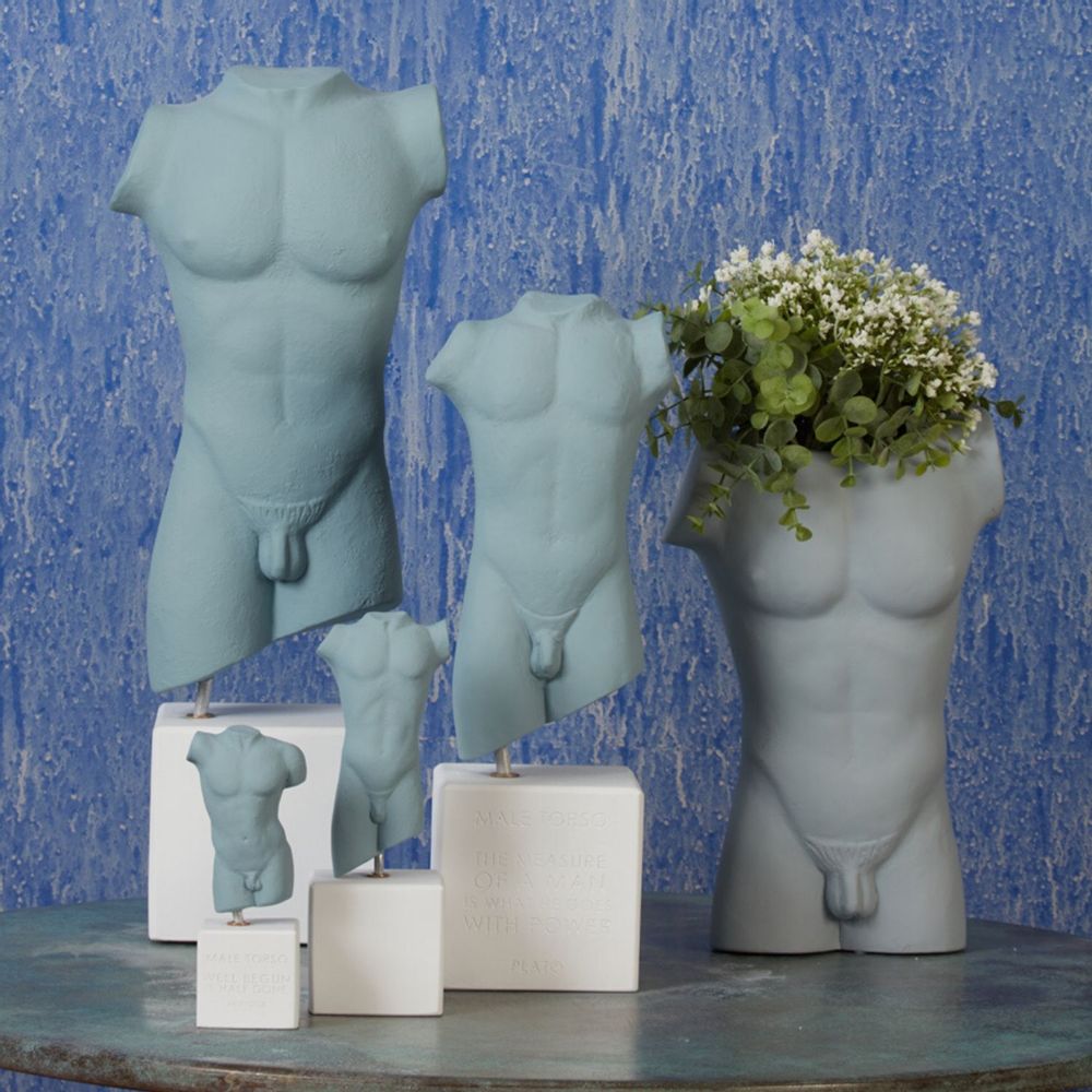 Sculptures, statuettes et miniatures - Statue torse mâle et femelle - SOPHIA ENJOY THINKING