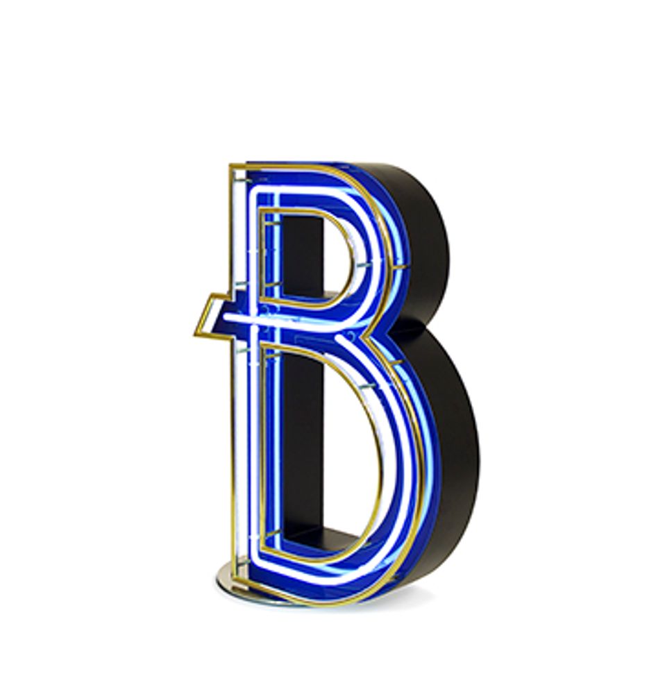 Children's lighting - LETTER B | FLOOR or WALL LAMP - CIRCU