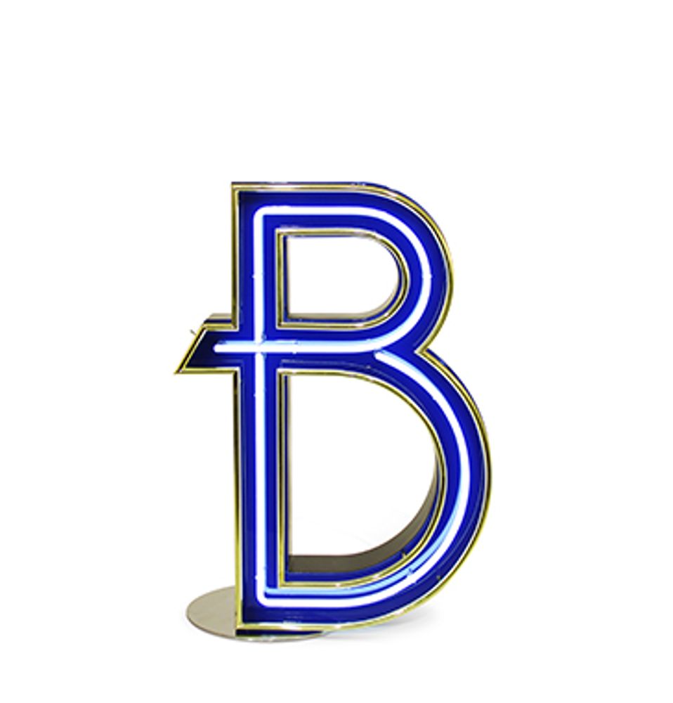 Children's lighting - LETTER B | FLOOR or WALL LAMP - CIRCU
