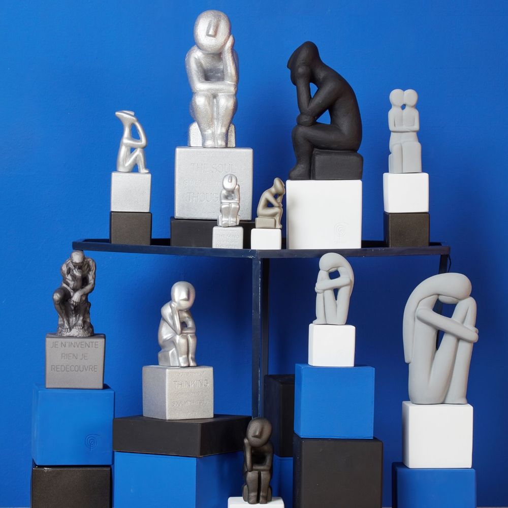Sculptures, statuettes et miniatures - Statues des penseurs cycladiques - SOPHIA ENJOY THINKING