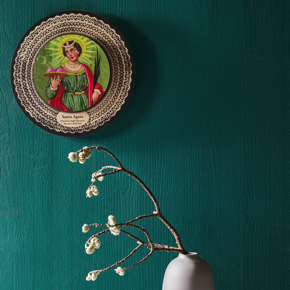 Other wall decoration - Santa Agata - Popicon decorative wall hanging - SANTHONORÉ - SOMETHING OUT OF THE BLUE