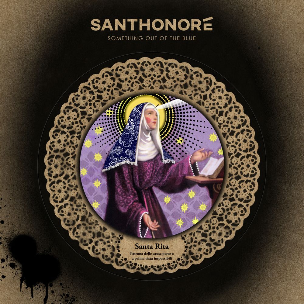 Other wall decoration - Santa Rita - Popicon decorative wall hanging - SANTHONORÉ - SOMETHING OUT OF THE BLUE