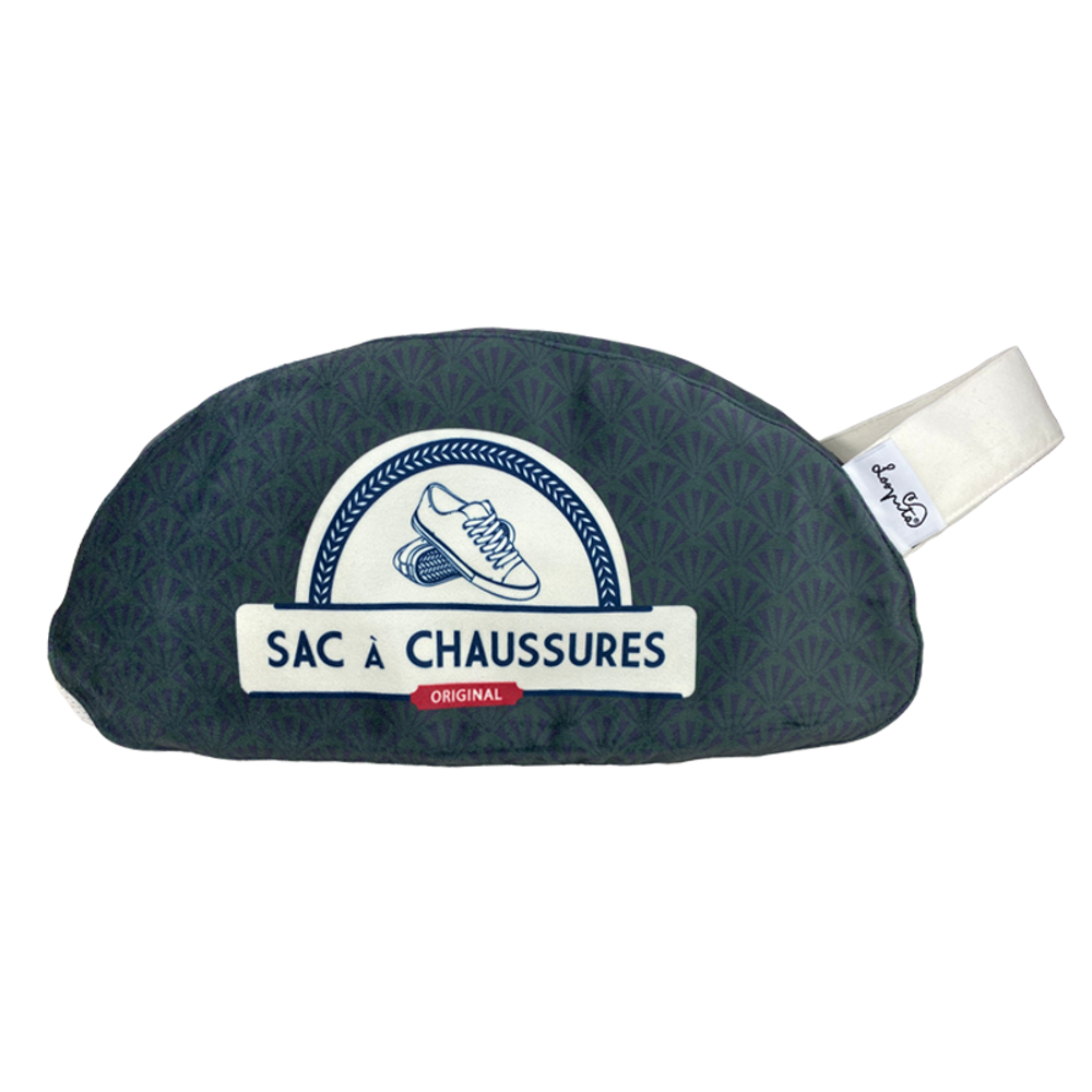 Accessoires de voyage - Sac à chaussures en velours "Le Blues des 20's" - LOOPITA