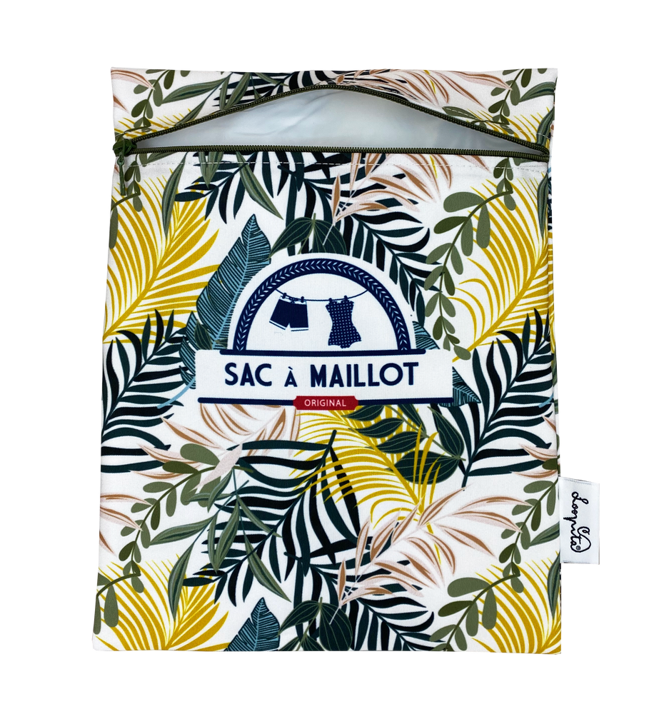 Travel accessories - Jungle Leaves Bikini Bag - LOOPITA