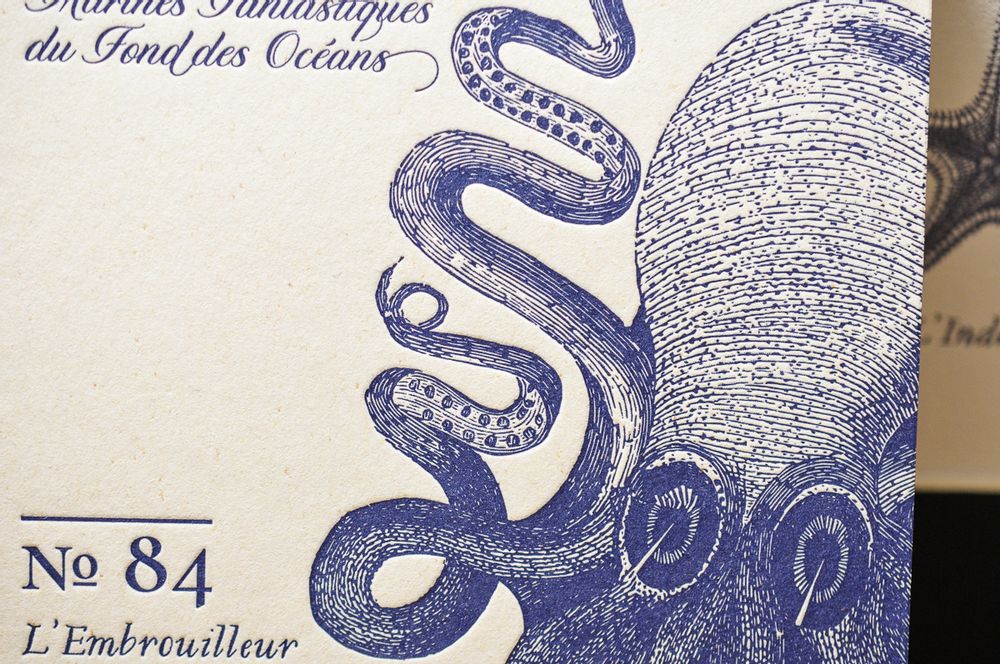 Card shop - Card Octopus - L'ATELIER LETTERPRESS