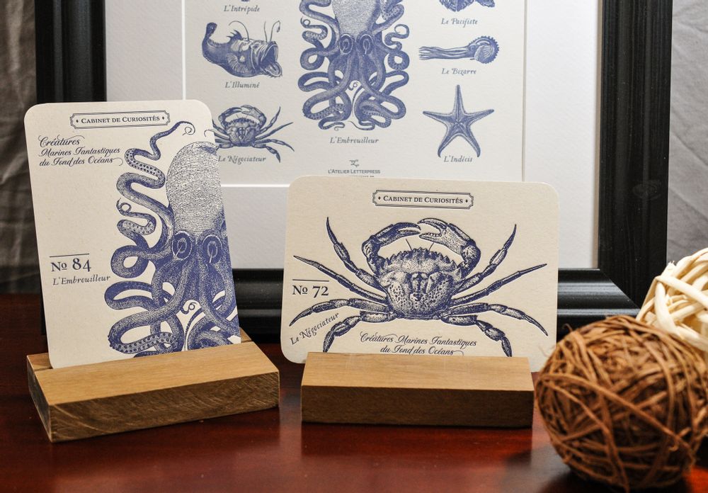 Card shop - Card Octopus - L'ATELIER LETTERPRESS