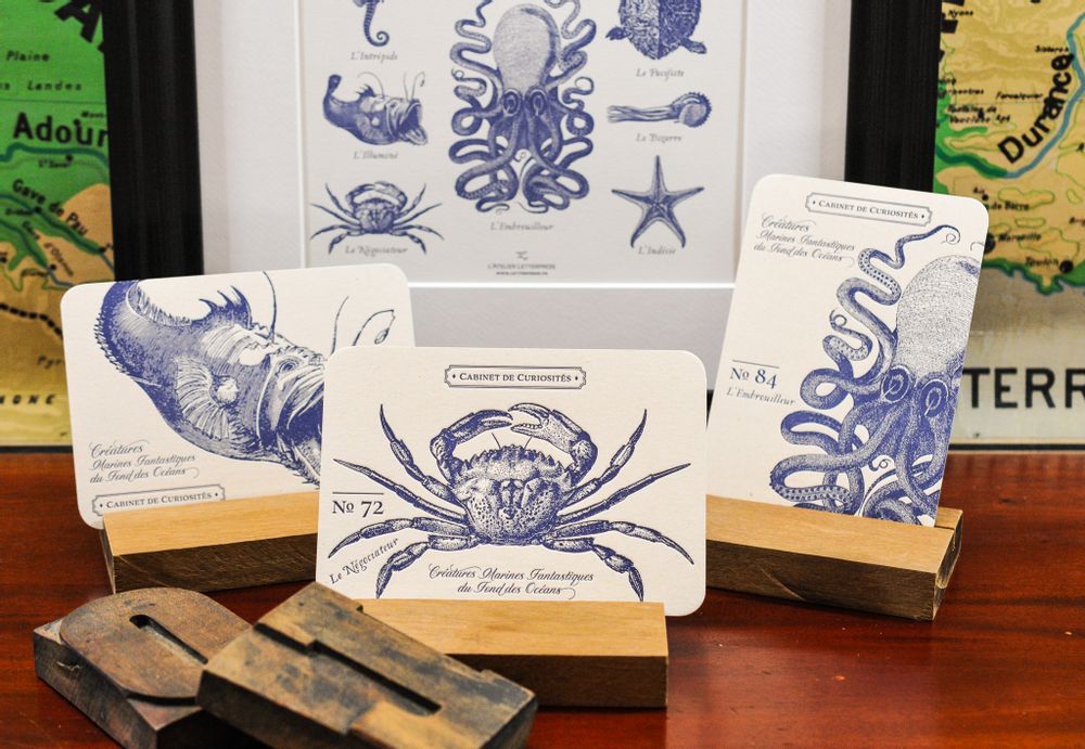 Card shop - Card Octopus - L'ATELIER LETTERPRESS