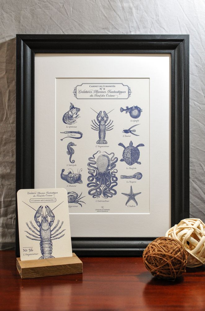 Card shop - Card Lobster - L'ATELIER LETTERPRESS