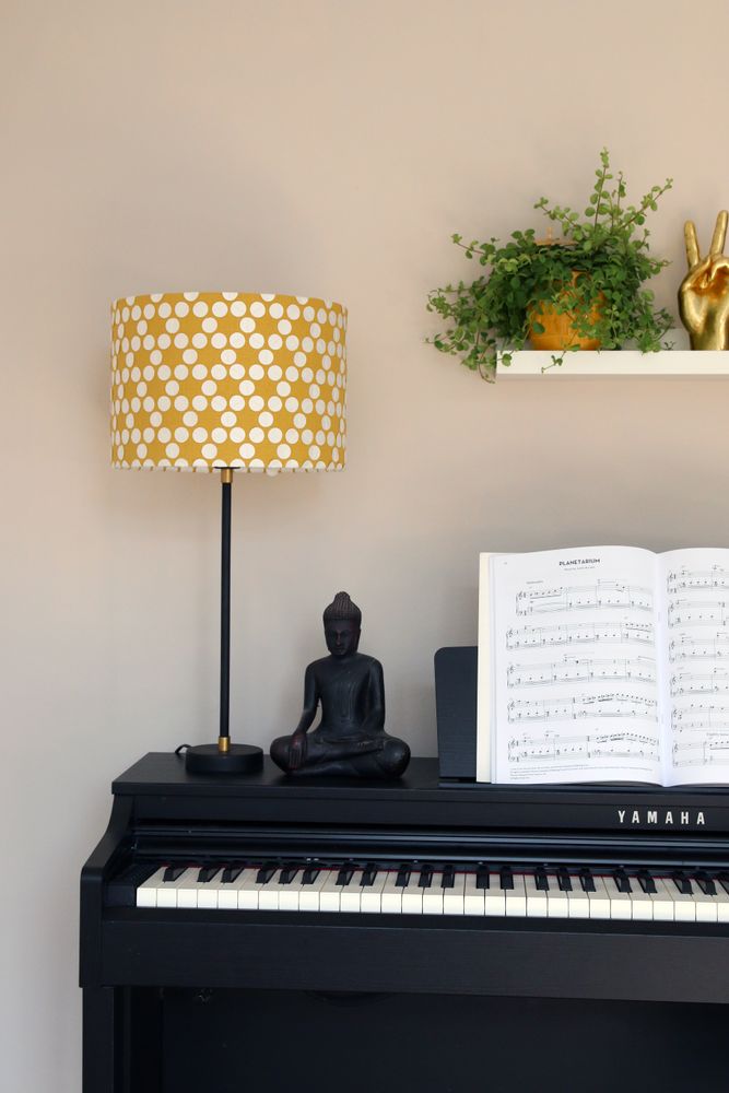 Hanging lights - Pendant / Lampshade Lunette Yellow - SHĒDO