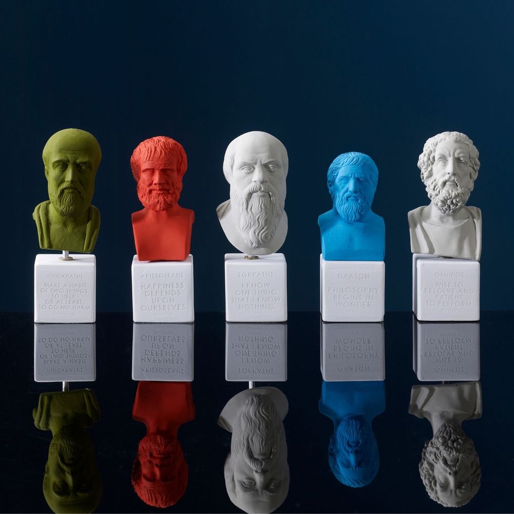 Sculptures, statuettes et miniatures - Statues philosophes grecs - SOPHIA ENJOY THINKING