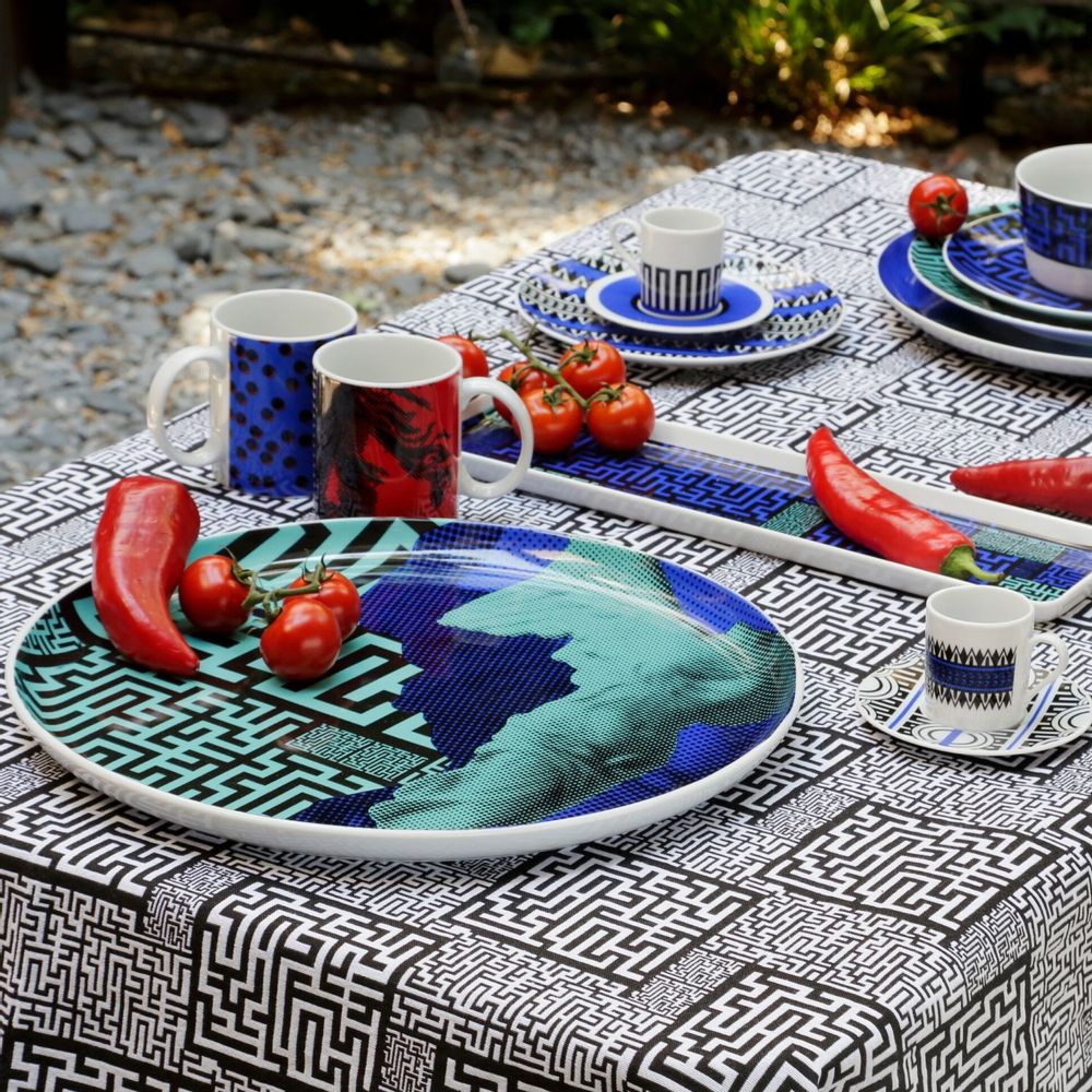 Assiettes de réception - Art de table/labyrinthe Collection éternelle - SOPHIA ENJOY THINKING