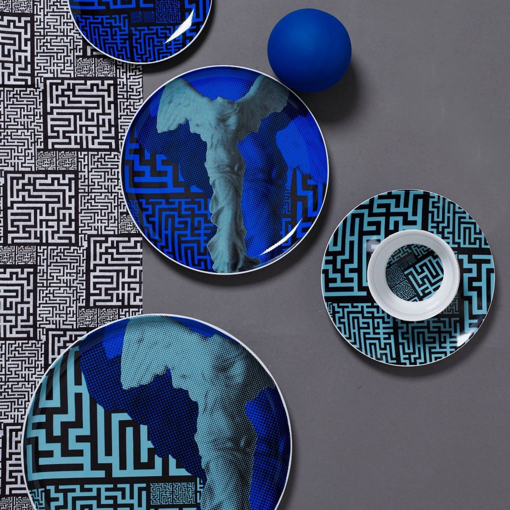 Assiettes de réception - Art de table/labyrinthe Collection éternelle - SOPHIA ENJOY THINKING