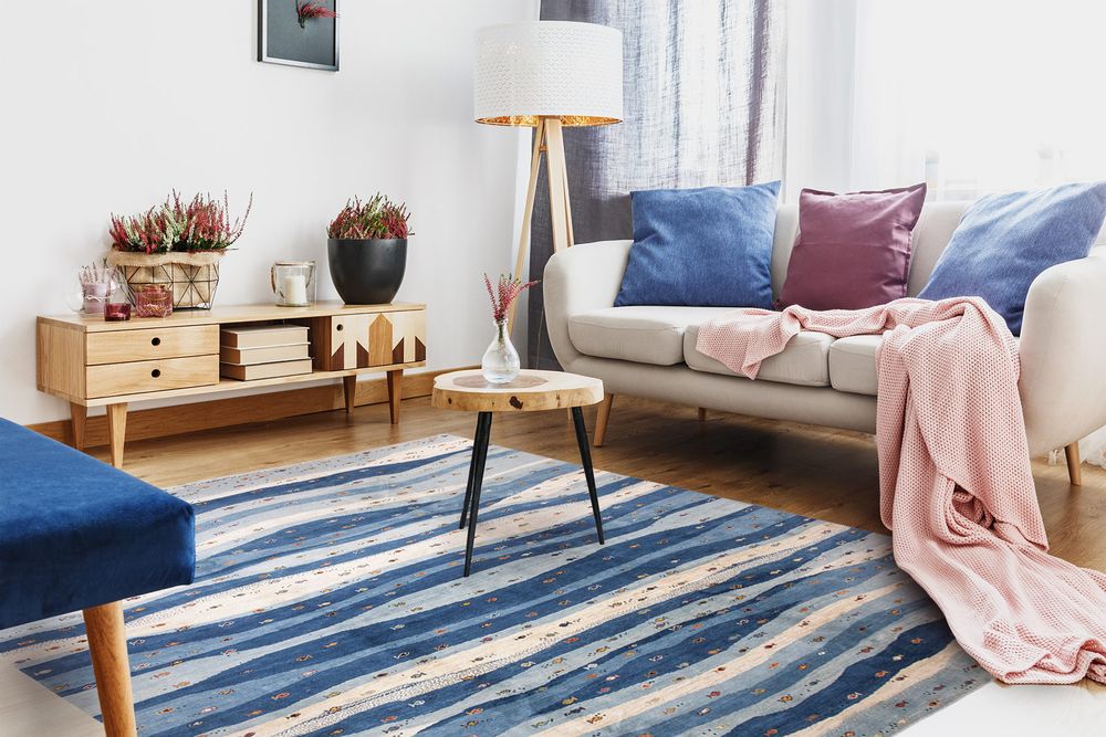 Contemporary carpets - Vintage Fish Rug - ORIENT HANDMADE CARPETS