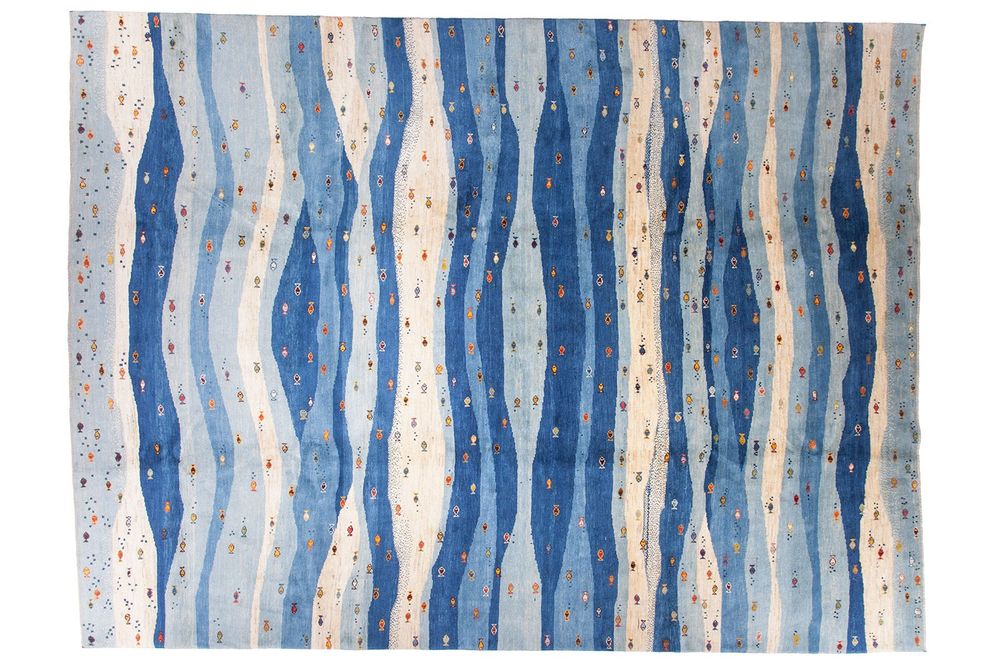 Contemporary carpets - Vintage Fish Rug - ORIENT HANDMADE CARPETS